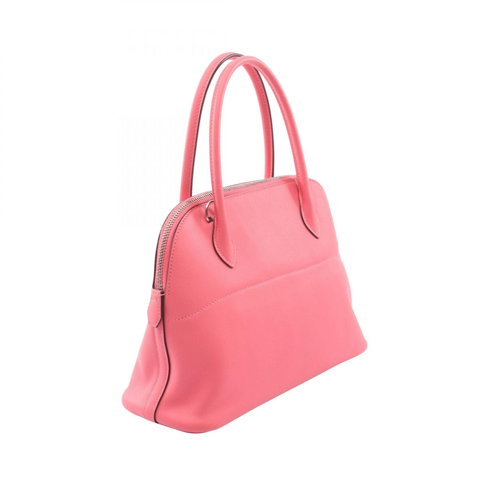 Hermes Handbag Bolide 27 2-Way Rose Azalea Leather Calf — view 2