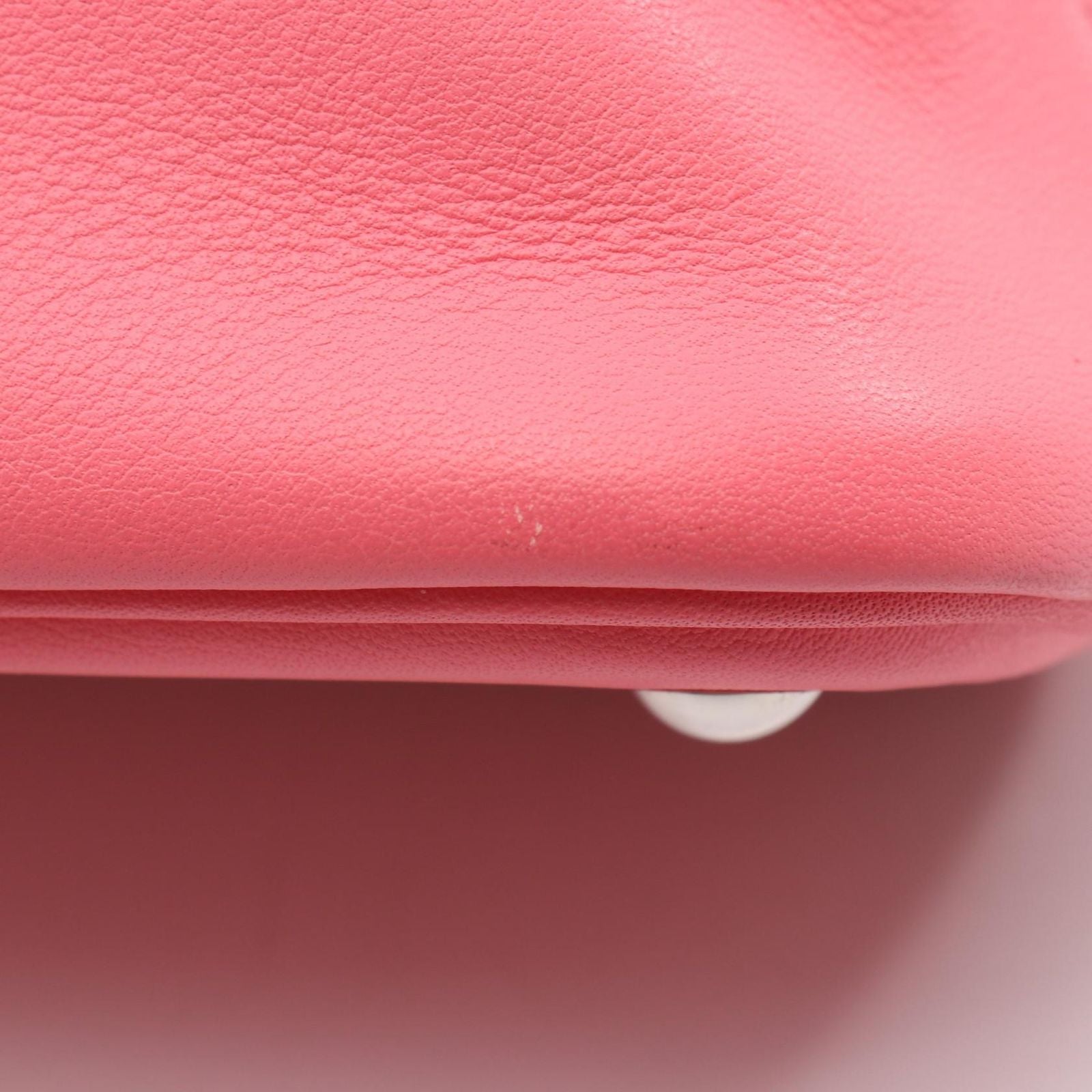 Hermes Handbag Bolide 27 2-Way Rose Azalea Leather Calf — view 6