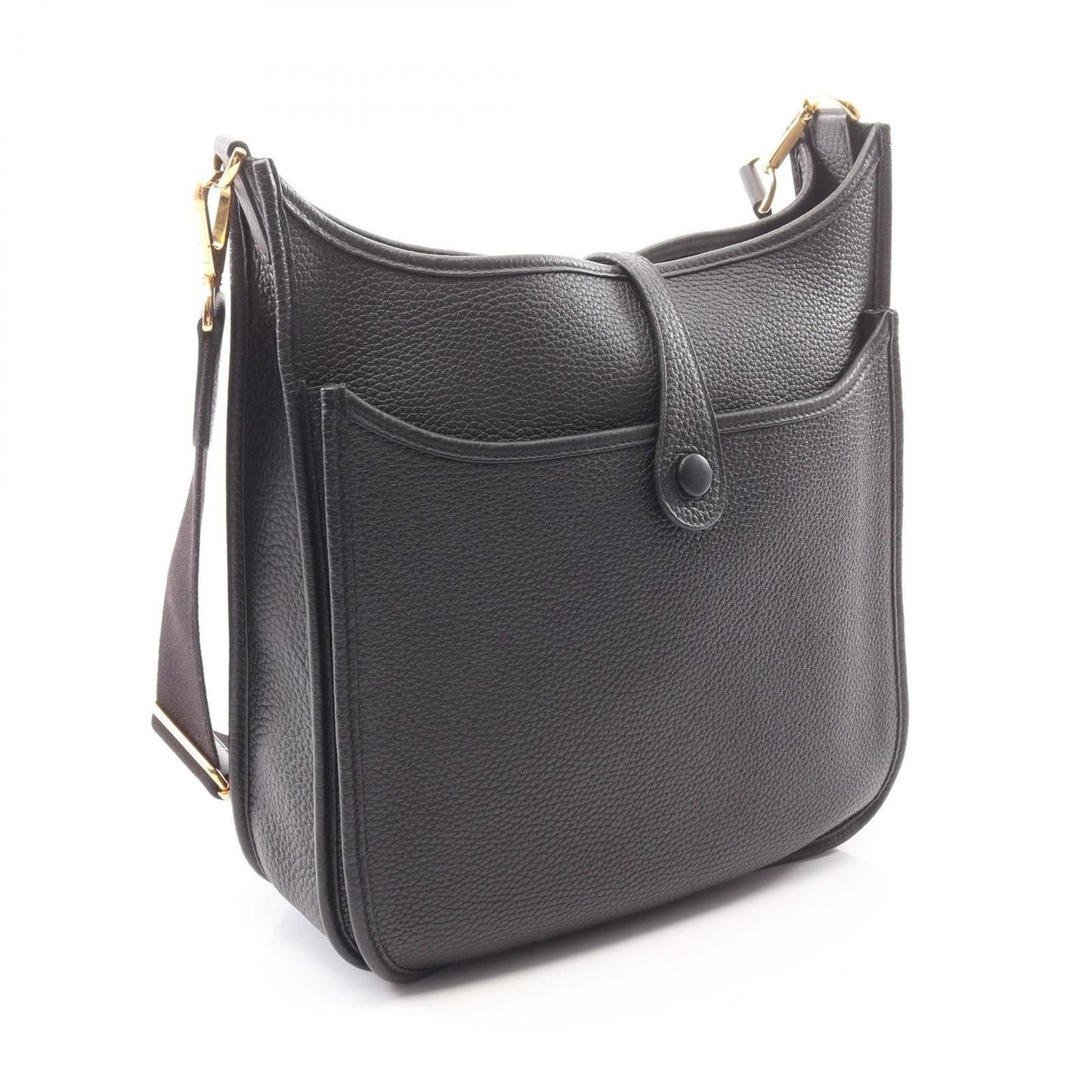 Hermes Shoulder Bag Evelyne 3 Trois PM Black Leather — view 2