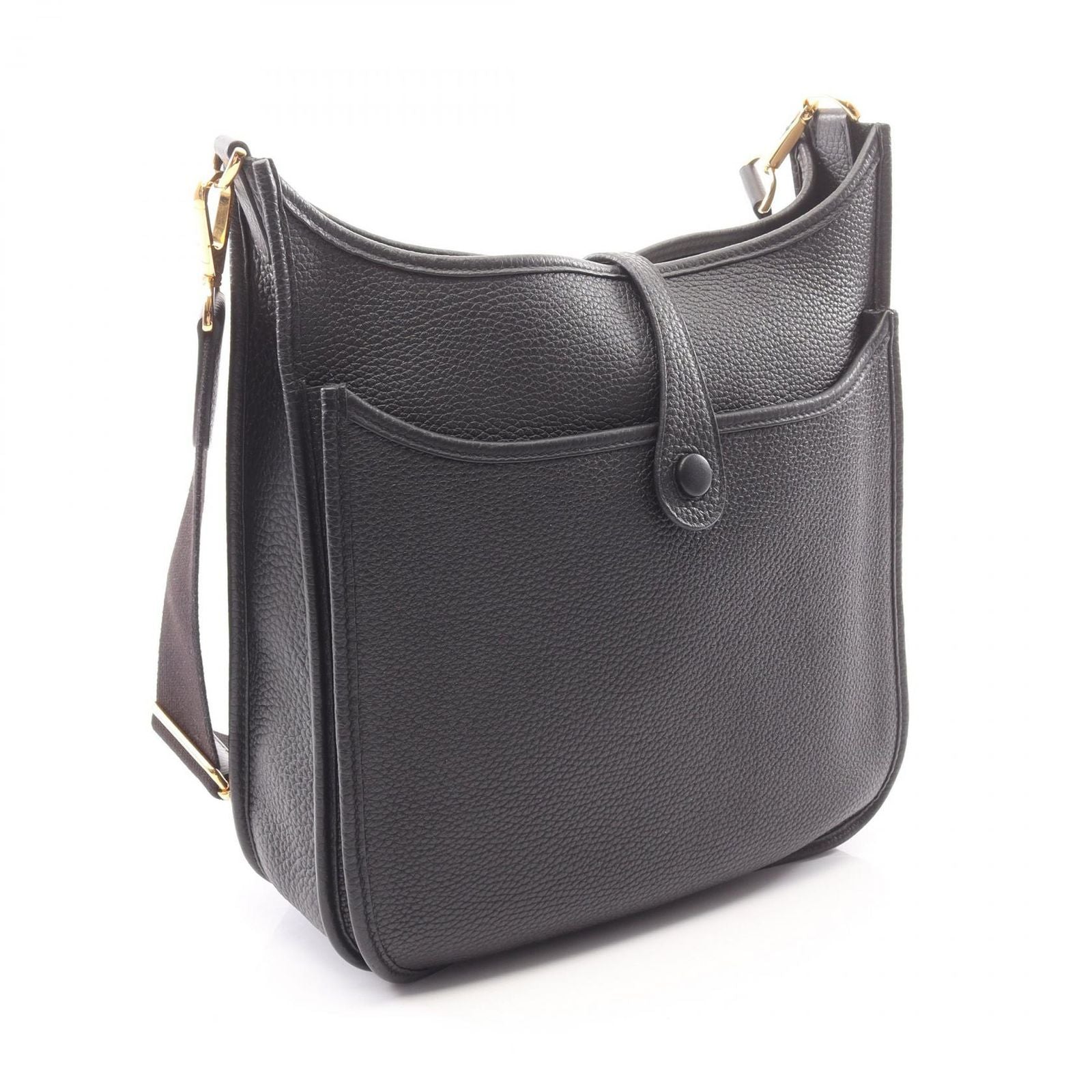 Hermes Shoulder Bag Evelyne 3 Trois PM Black Leather — view 2