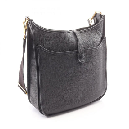 Hermes Shoulder Bag Evelyne 3 Trois PM Black Leather — view 2