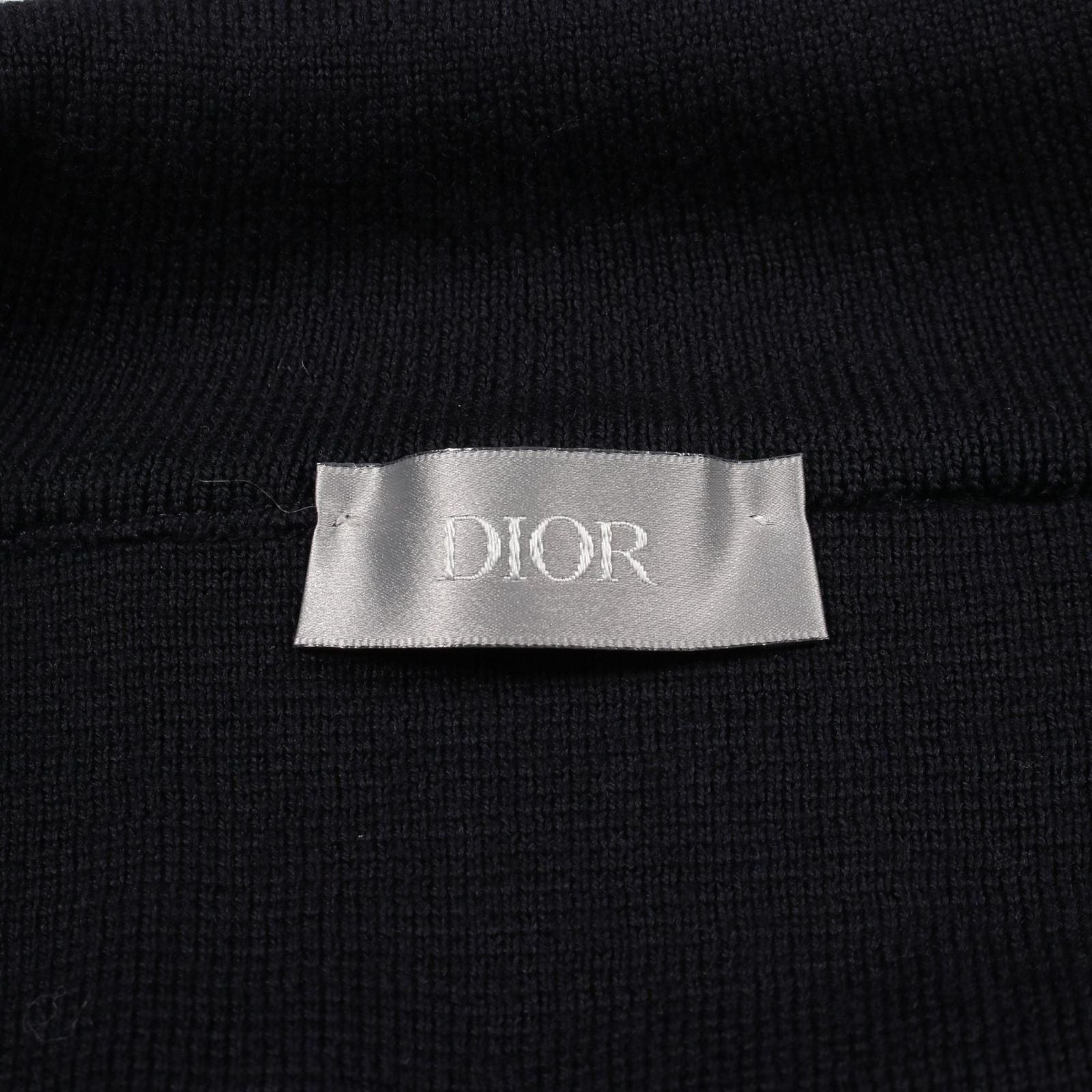 Dior Knit White High Neck Wool Sweater — view 3