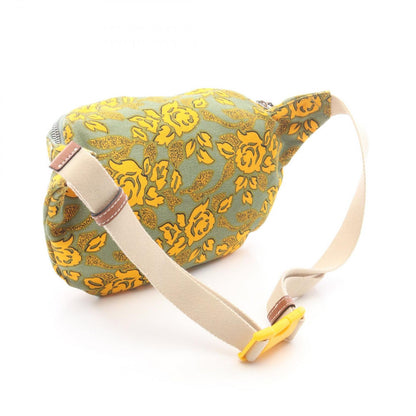 Loewe Waist Bag Paula's Ibiza Anagram Green Yellow Canvas — view 2