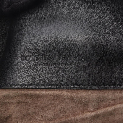 Bottega Veneta Shoulder Bag Intrecciato Black Leather — view 4