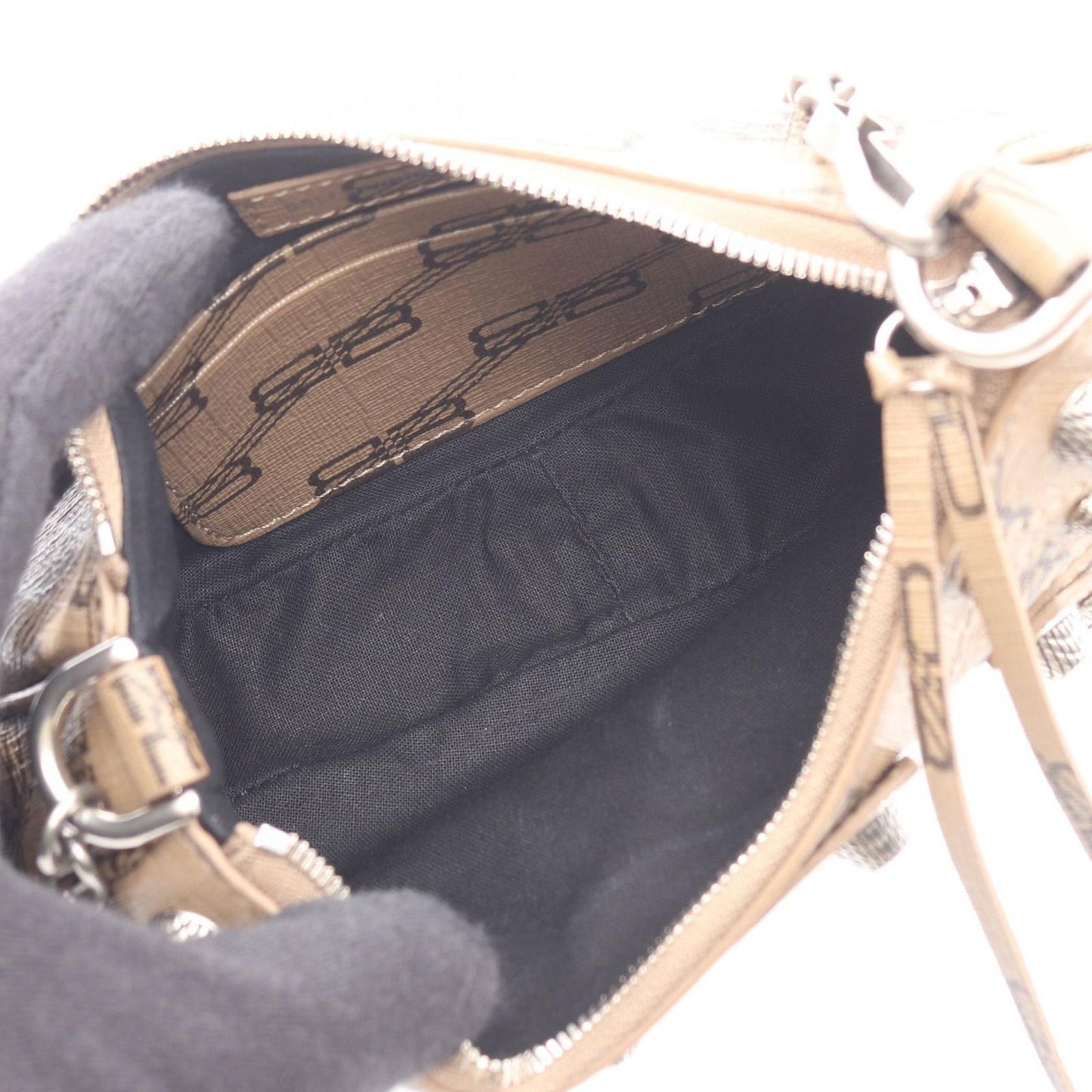 Balenciaga Handbag Cagole Mini BB Mini 2-Way Brown Canvas — view 3