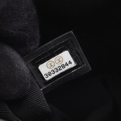 Chanel Shoulder Bag Black Lambskin Chain — view 5
