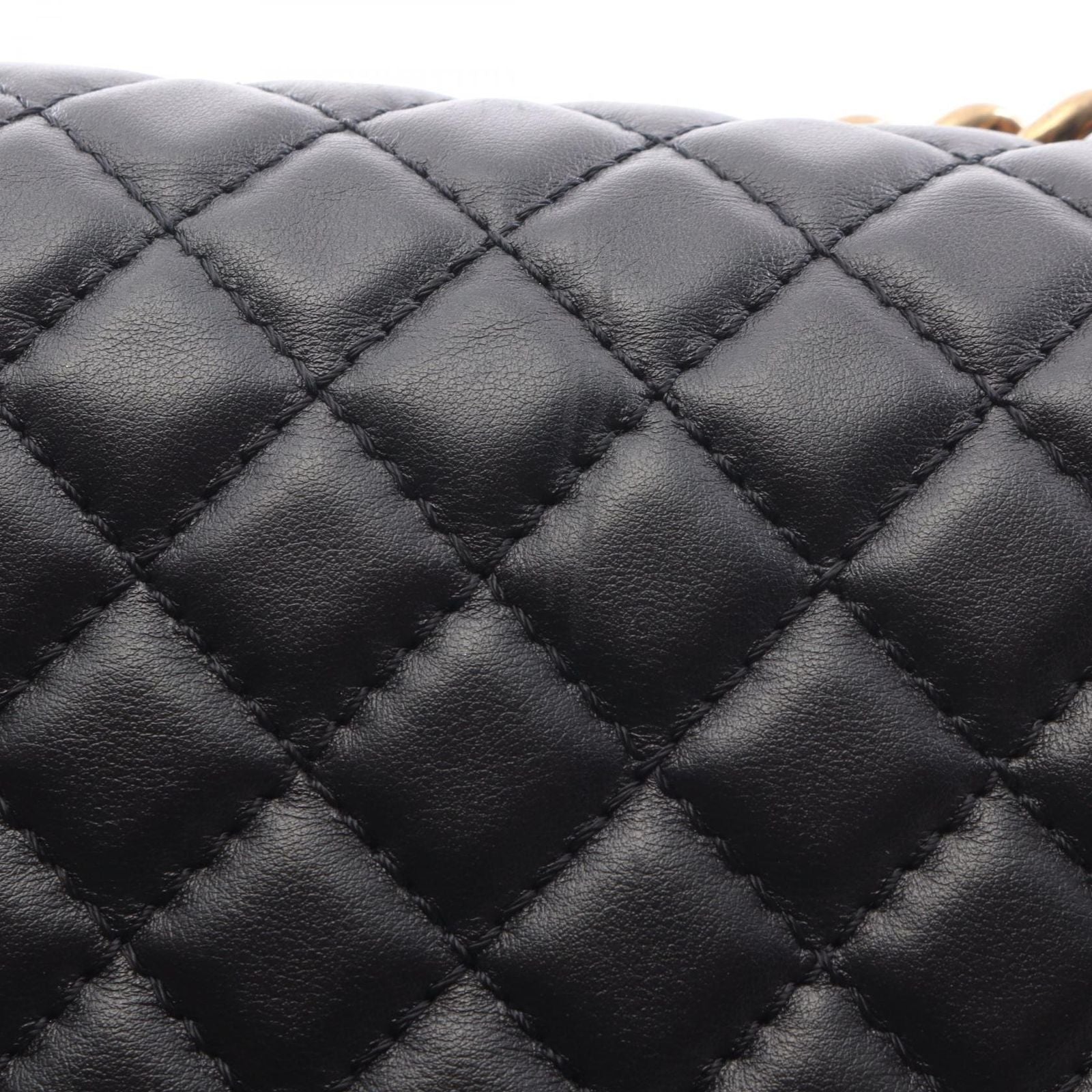 Chanel Shoulder Bag Black Lambskin Chain — view 6