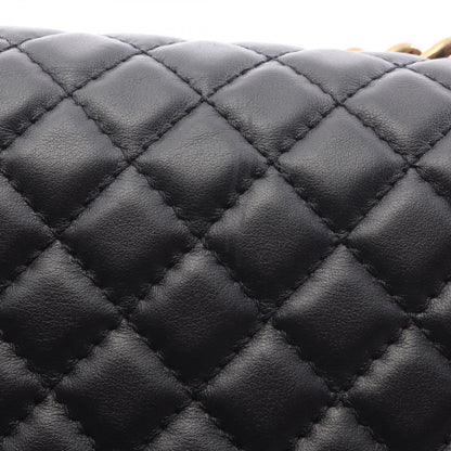 Chanel Shoulder Bag Black Lambskin Chain — view 6