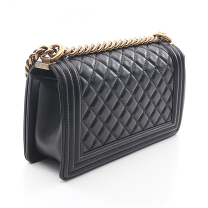 Chanel Shoulder Bag Black Lambskin Chain — view 2