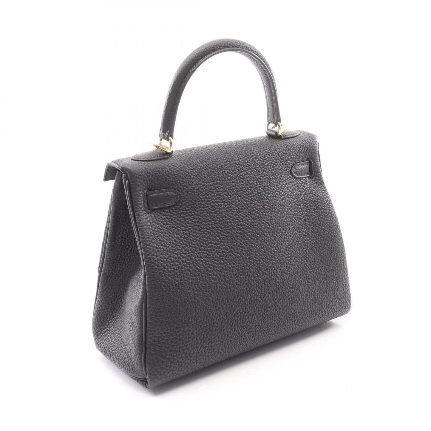 Hermes Handbag Kelly 25 Retourne 2-Way Black Leather — view 2