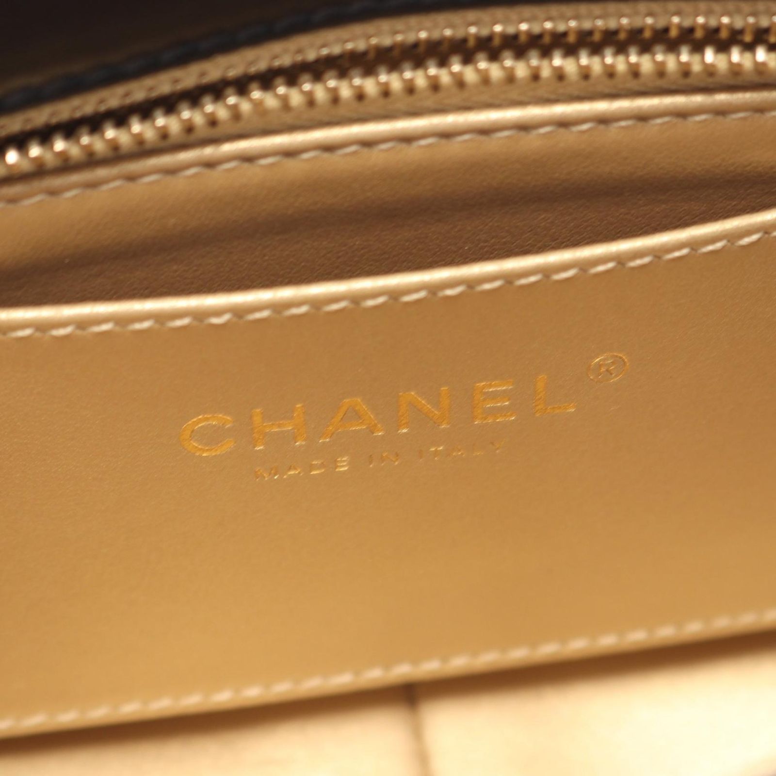 Chanel Shoulder Bag Quilted Small Flap Black Lambskin Chain — view 4