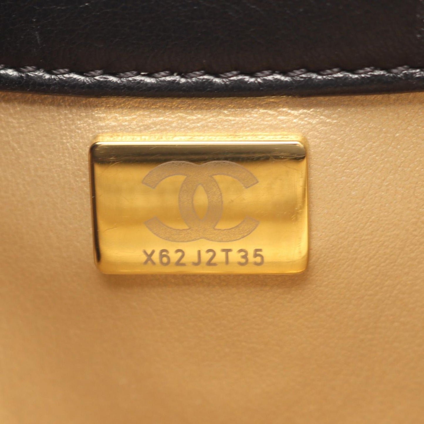 Chanel Shoulder Bag Quilted Small Flap Black Lambskin Chain — view 5