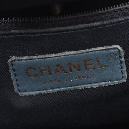 Chanel Shoulder Bag Business Affinity Quilted 2-Way Navy Caviar Leather — view 4