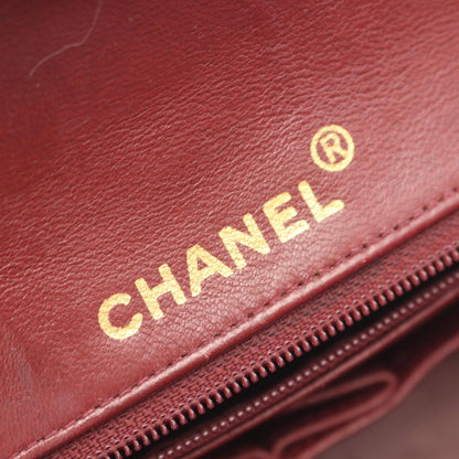 Chanel Shoulder Bag Quilted Vintage Black Lambskin Chain — view 4