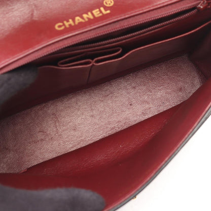 Chanel Shoulder Bag Quilted Vintage Black Lambskin Chain — view 6
