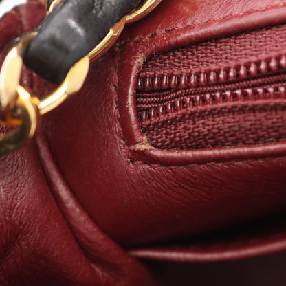 Chanel Shoulder Bag Quilted Vintage Black Lambskin Chain — view 7