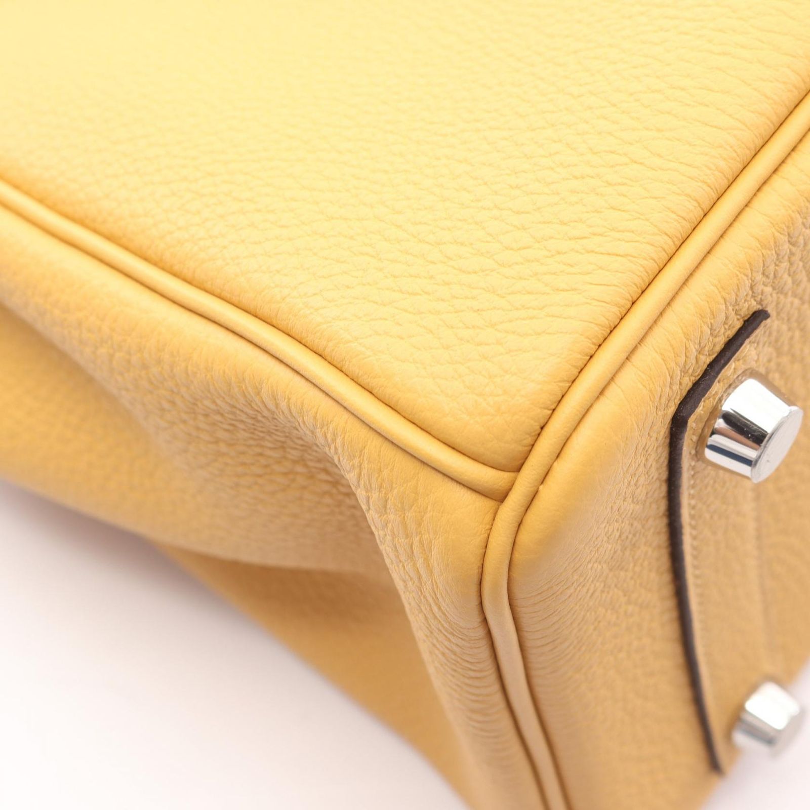 Hermes Handbag Birkin 25 Paille Leather — view 6