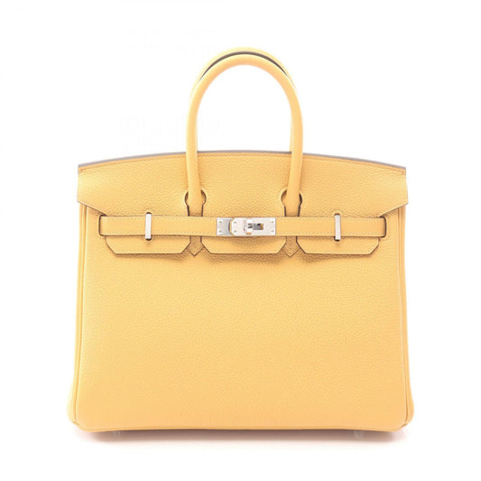 Hermes Handbag Birkin 25 Paille Leather