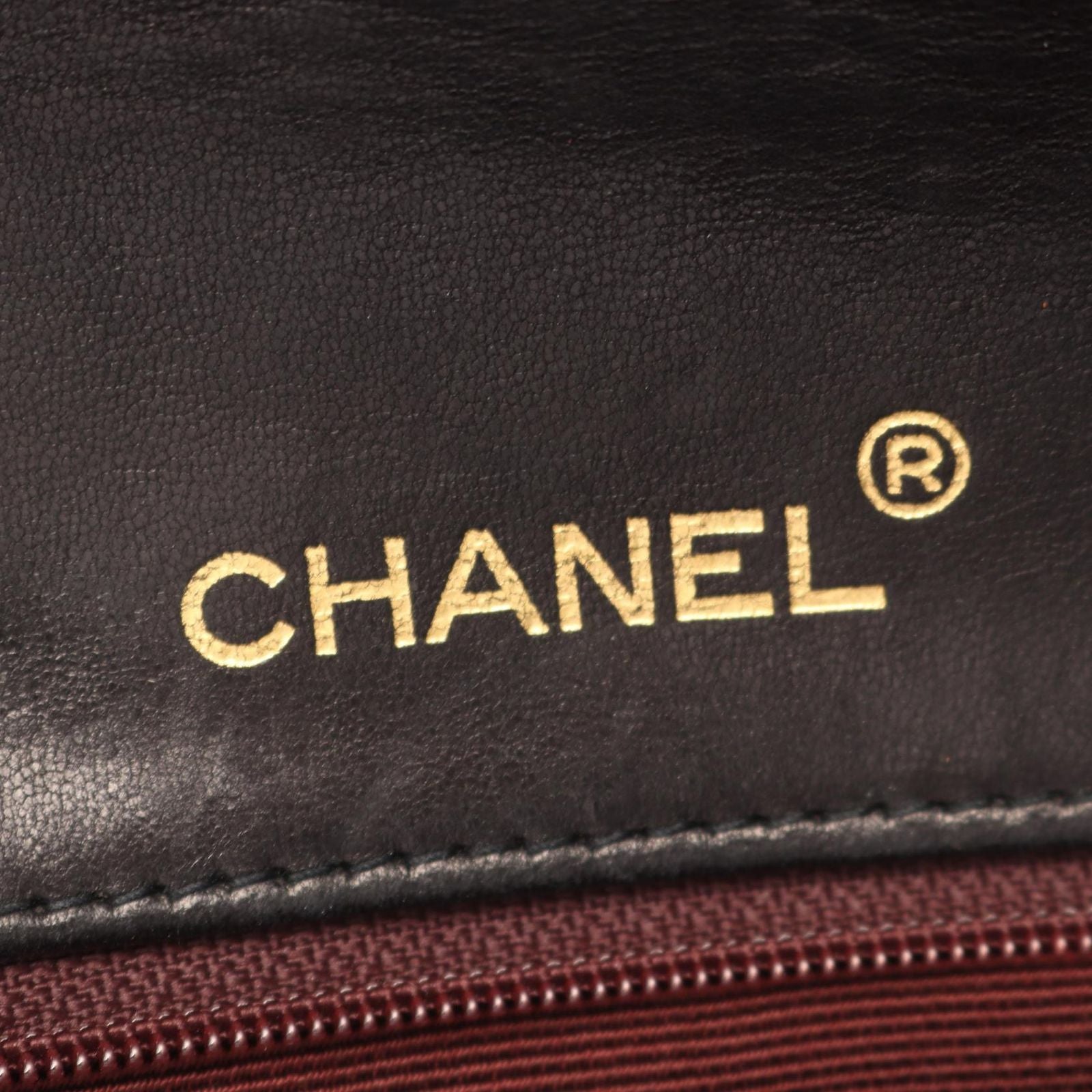 Chanel Shoulder Bag Full Flap Quilted Black Lambskin Chain — view 4