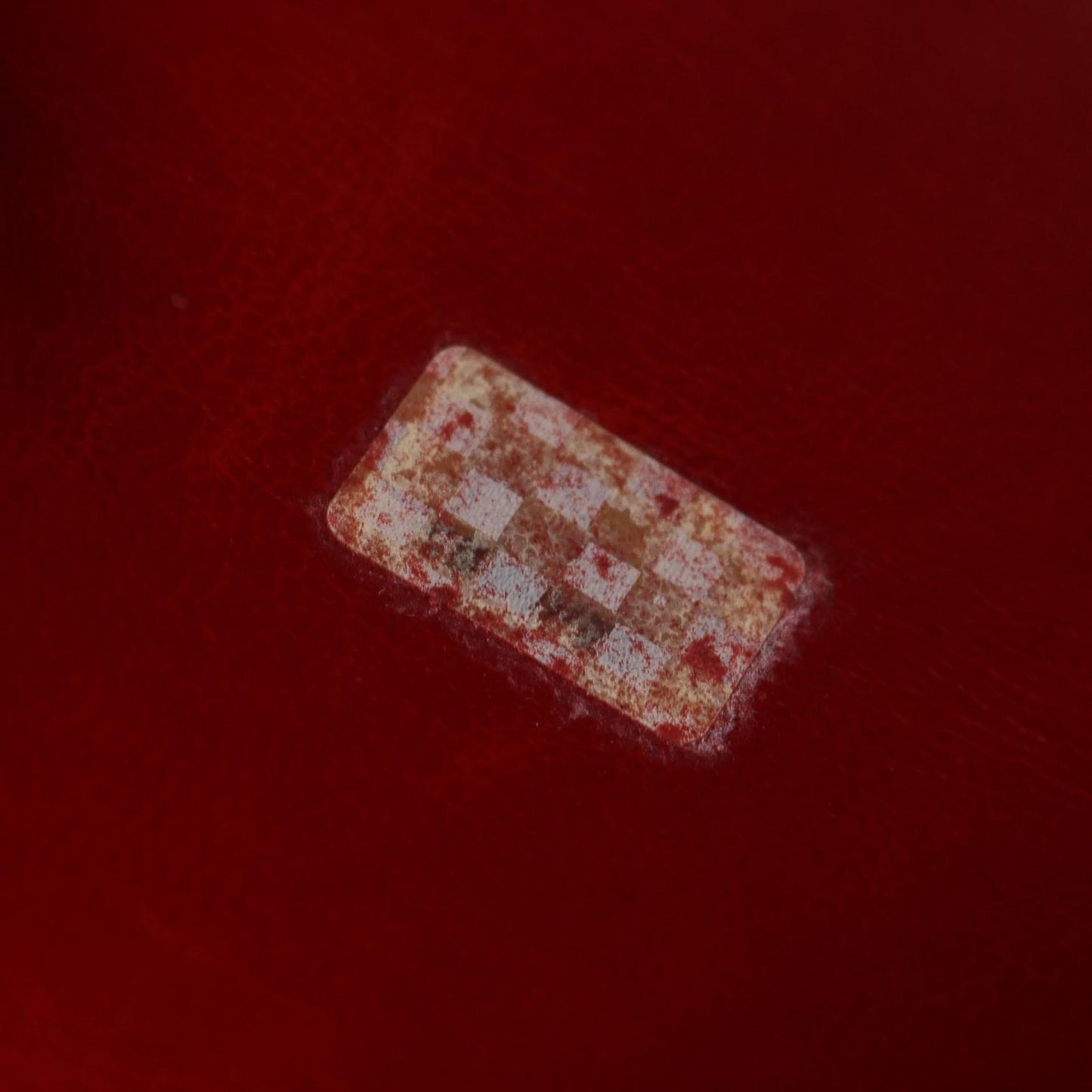 Chanel Tote CC Logo Red Caviar Leather CC Shoulder — view 5