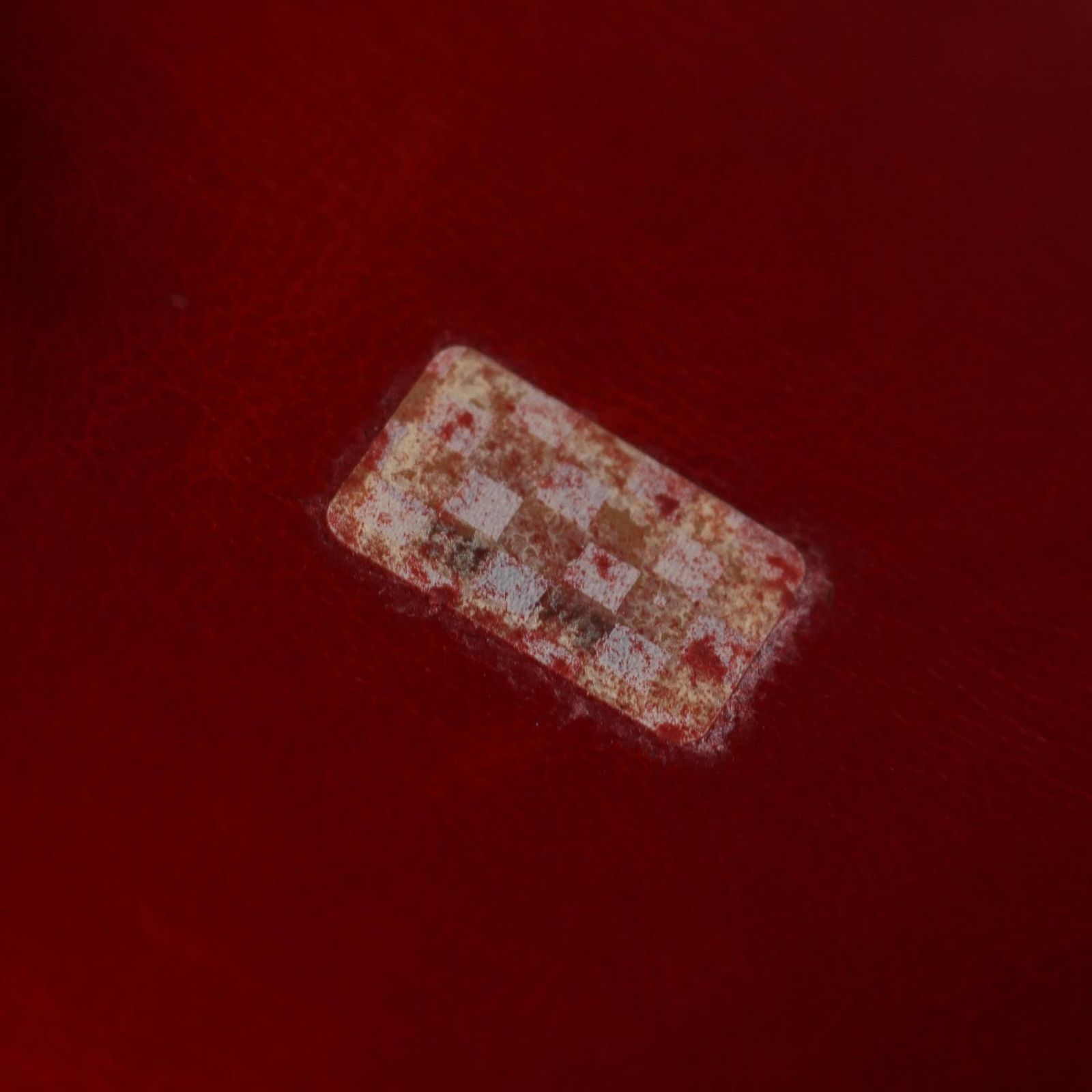 Chanel Tote CC Logo Red Caviar Leather CC Shoulder — view 5