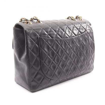 Chanel Shoulder Bag Big Quilted 34 Black Lambskin Chain — view 2