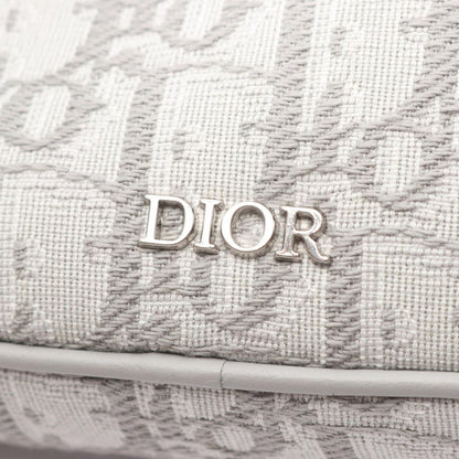 Dior Shoulder Bag Kids Multi Function Small White Oblique Gray Canvas — view 6