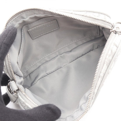 Dior Shoulder Bag Kids Multi Function Small White Oblique Gray Canvas — view 3