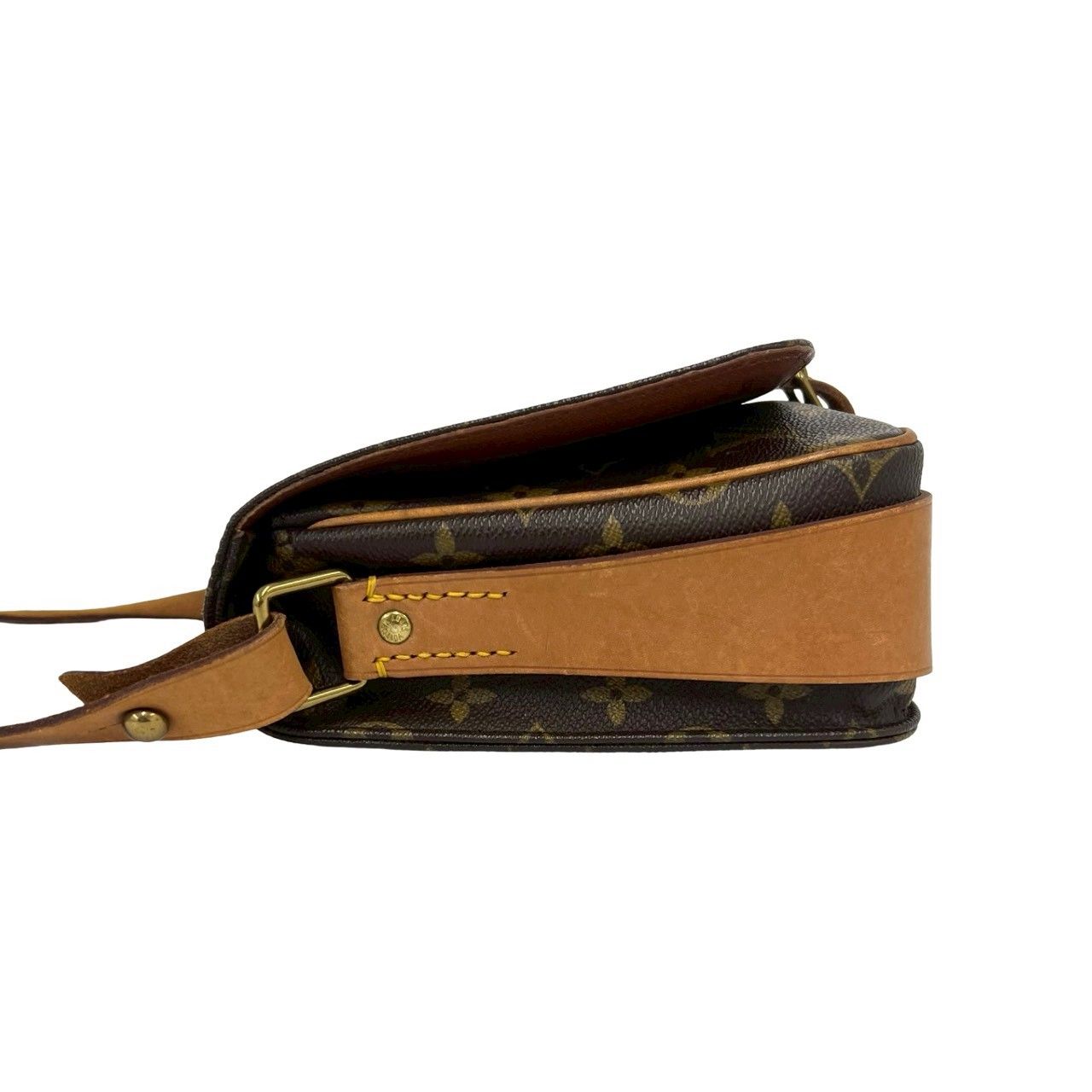 Louis Vuitton Vintage Cult Ciel MM Monogram Leather Shoulder Bag Pochette Brown — view 5