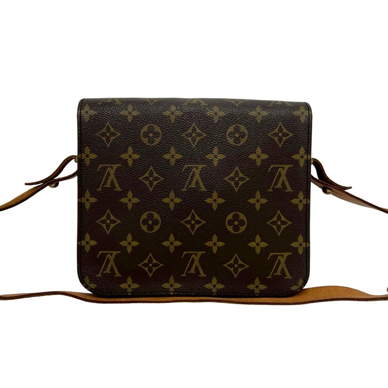 Louis Vuitton Vintage Cult Ciel MM Monogram Leather Shoulder Bag Pochette Brown — view 3