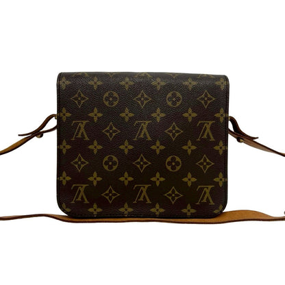 Louis Vuitton Vintage Cult Ciel MM Monogram Leather Shoulder Bag Pochette Brown — view 3