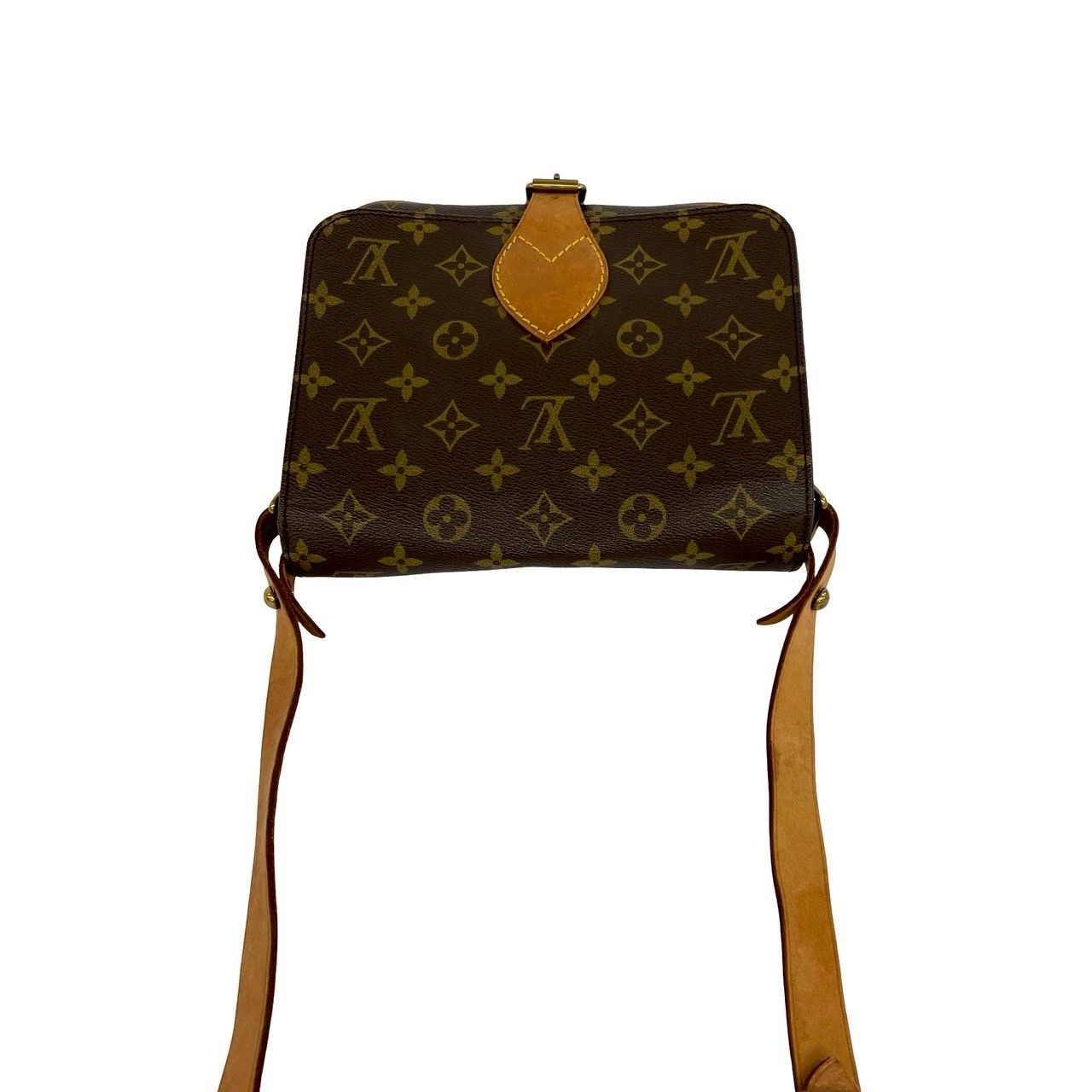 Louis Vuitton Vintage Cult Ciel MM Monogram Leather Shoulder Bag Pochette Brown — view 4