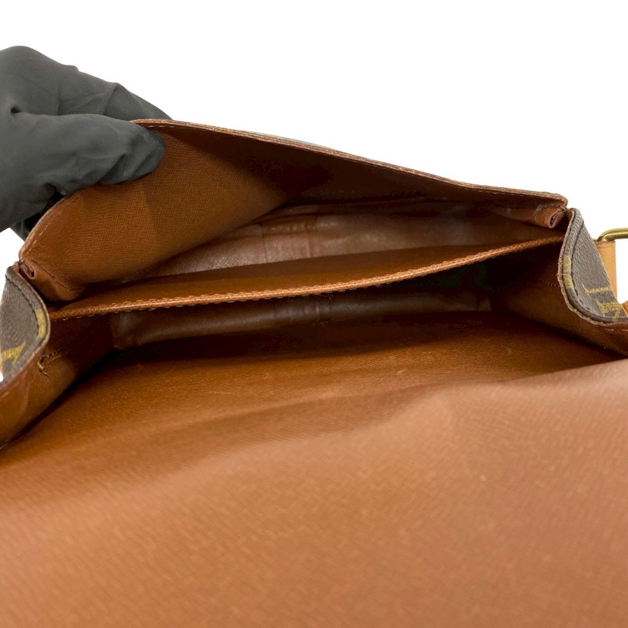 Louis Vuitton Vintage Cult Ciel MM Monogram Leather Shoulder Bag Pochette Brown — view 9