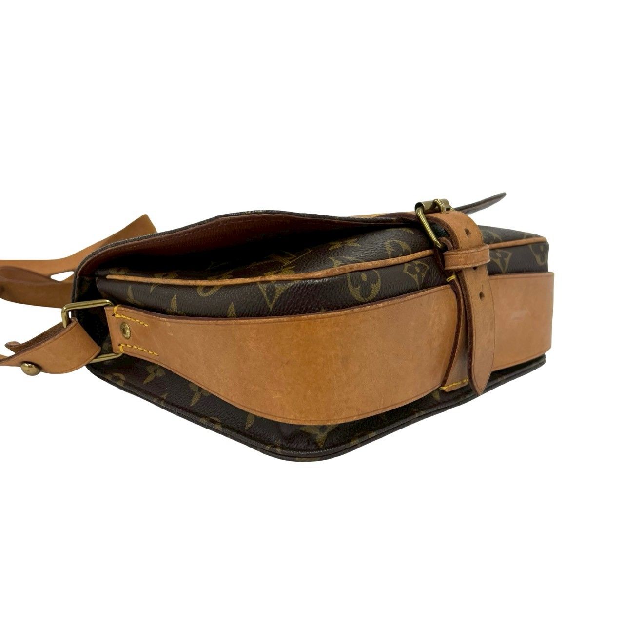 Louis Vuitton Vintage Cult Ciel MM Monogram Leather Shoulder Bag Pochette Brown — view 7