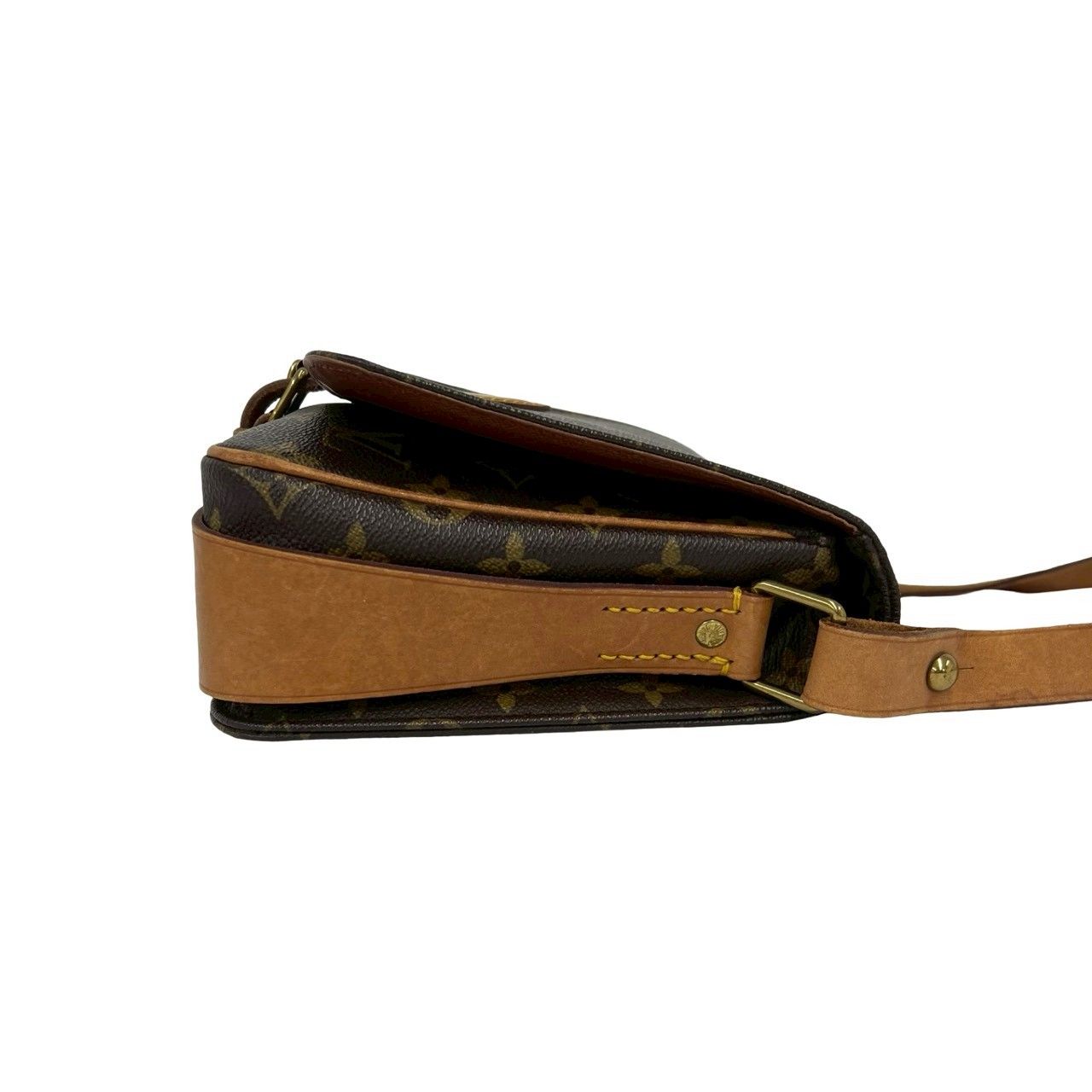 Louis Vuitton Vintage Cult Ciel MM Monogram Leather Shoulder Bag Pochette Brown — view 6
