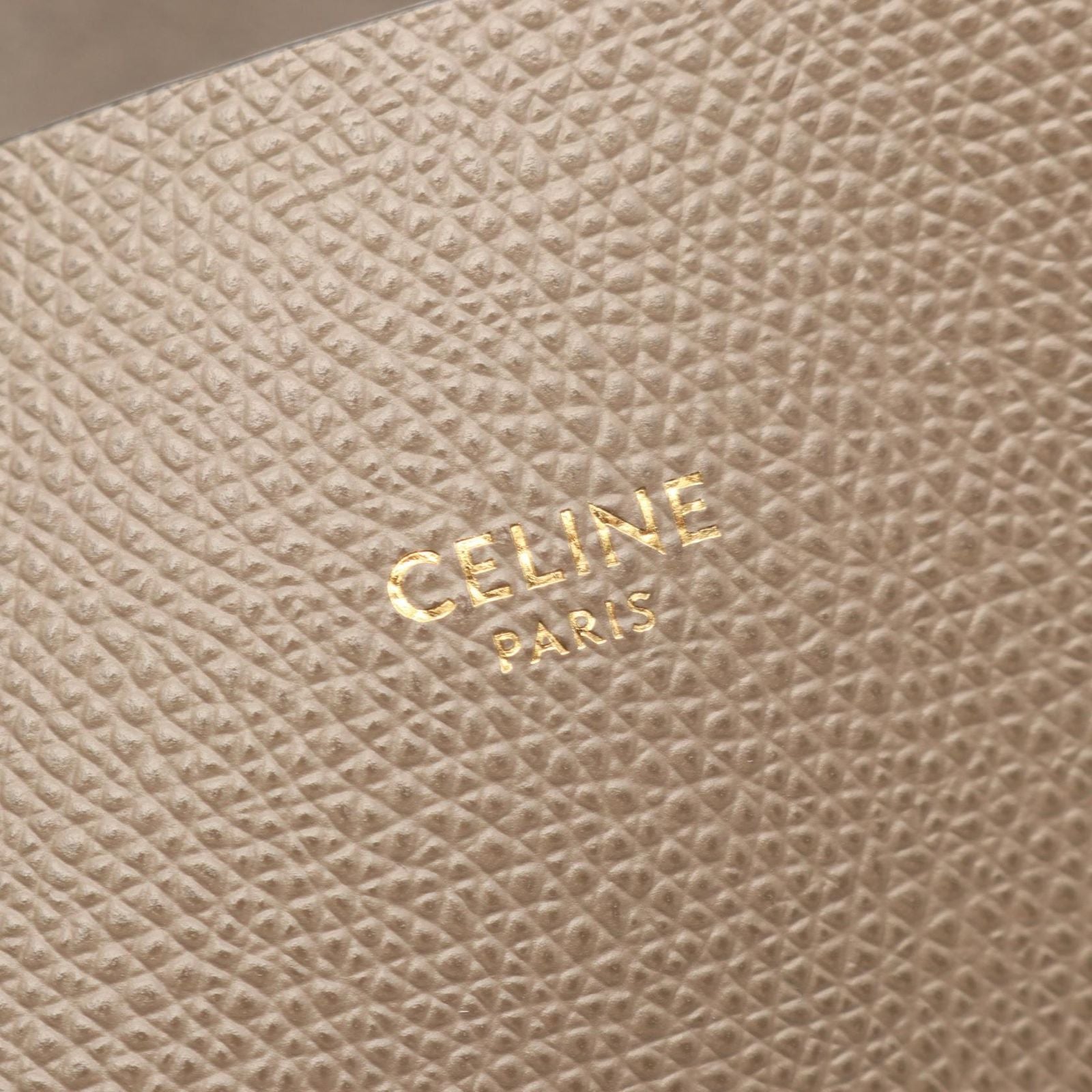 Celine Tote Vertical Small Cover 2-Way Gray Leather — view 4