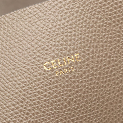 Celine Tote Vertical Small Cover 2-Way Gray Leather — view 4