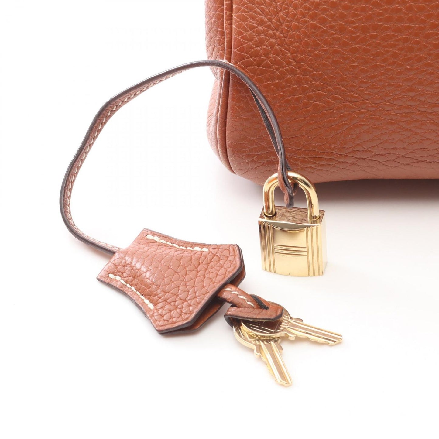Hermes Handbag Birkin 30 Gold Leather — view 6