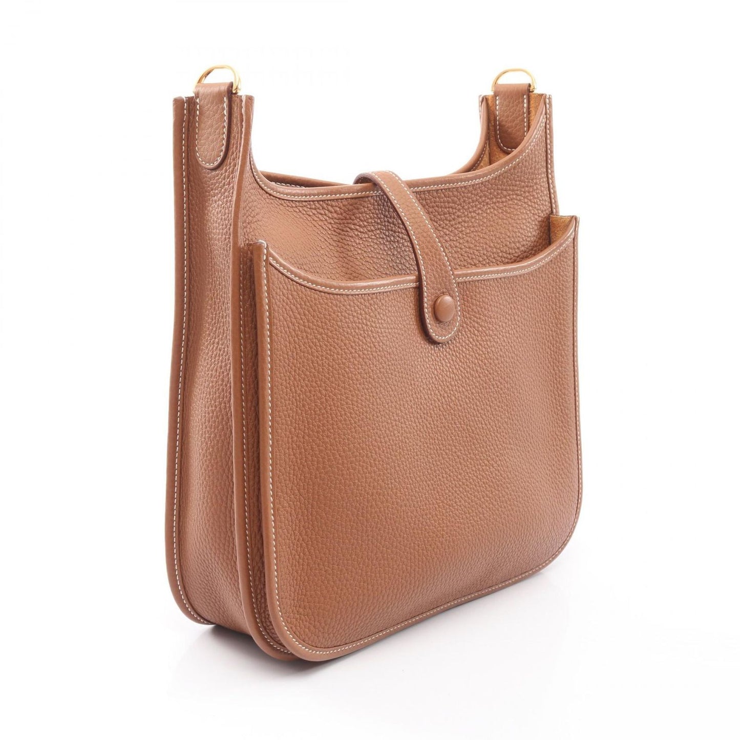 Hermes Shoulder Bag Evelyne 3 Trois PM Gold Leather — view 2