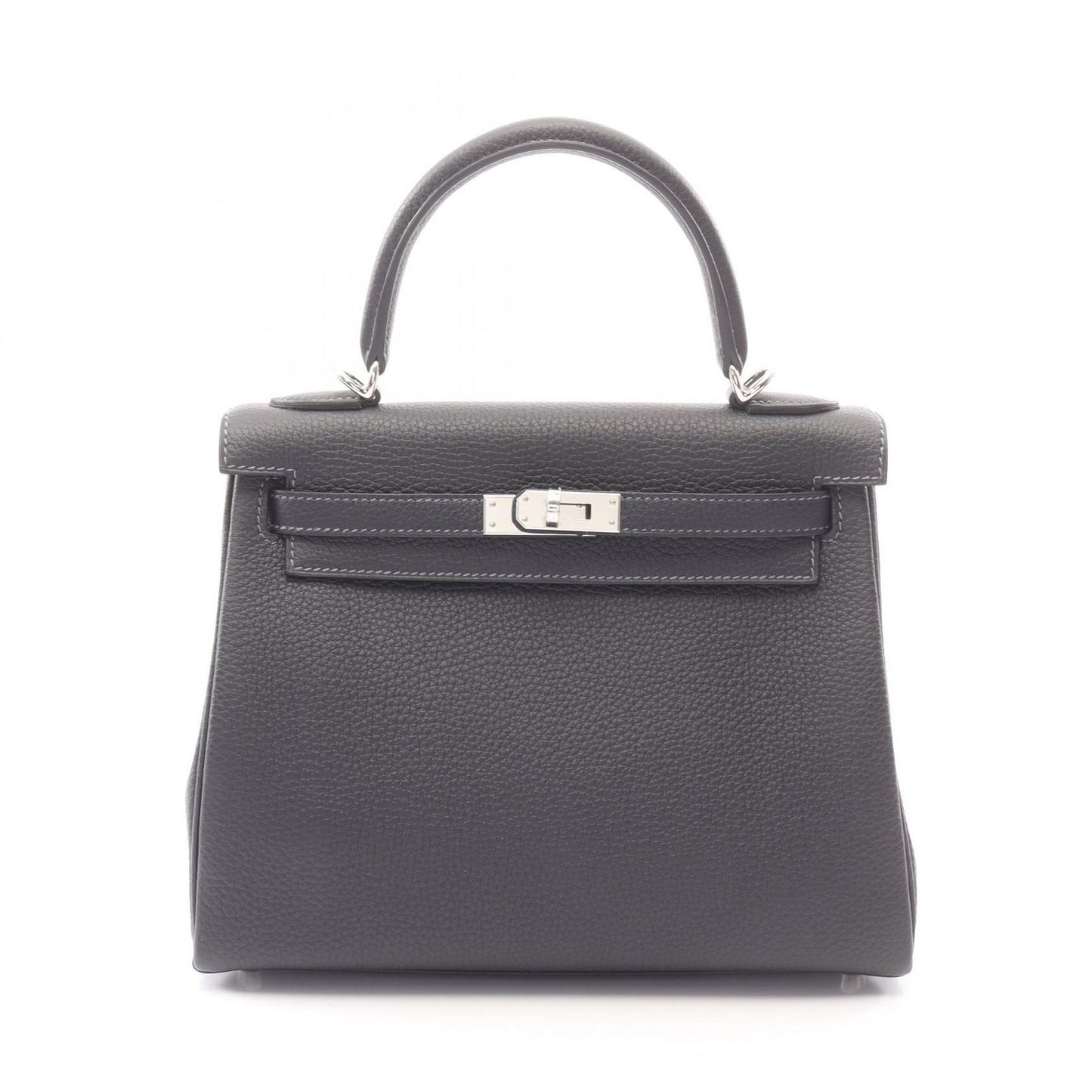 Hermes Handbag Kelly 25 Retourne 2-Way Canvas Leather