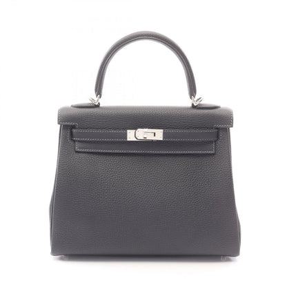 Hermes Handbag Kelly 25 Retourne 2-Way Canvas Leather