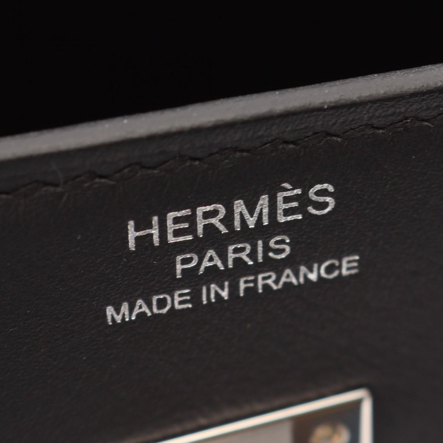 Hermes Handbag Birkin 25 Black Leather Calf — view 4