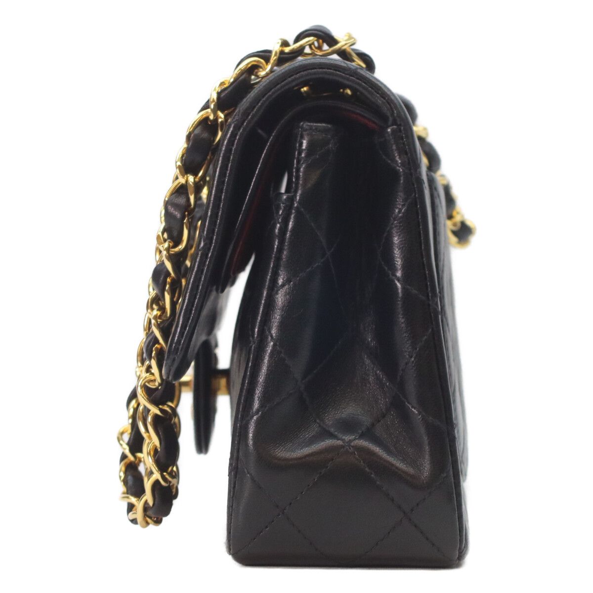 Chanel Black Lamb Gold Quilted 23 Shoulder Bag — view 2