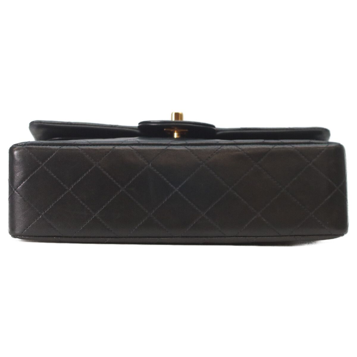 Chanel Black Lamb Gold Quilted 23 Shoulder Bag — view 5
