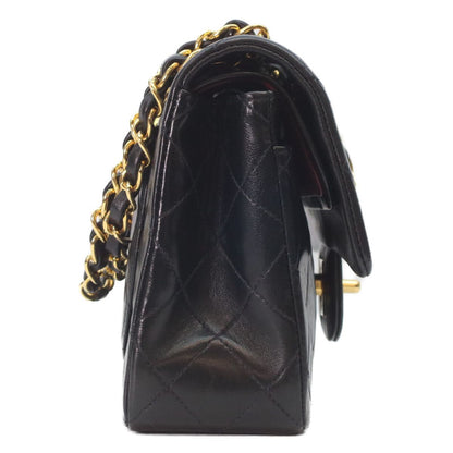 Chanel Black Lamb Gold Quilted 23 Shoulder Bag — view 4