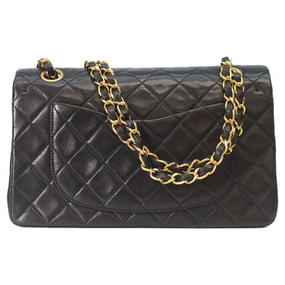 Chanel Black Lamb Gold Quilted 23 Shoulder Bag — view 3