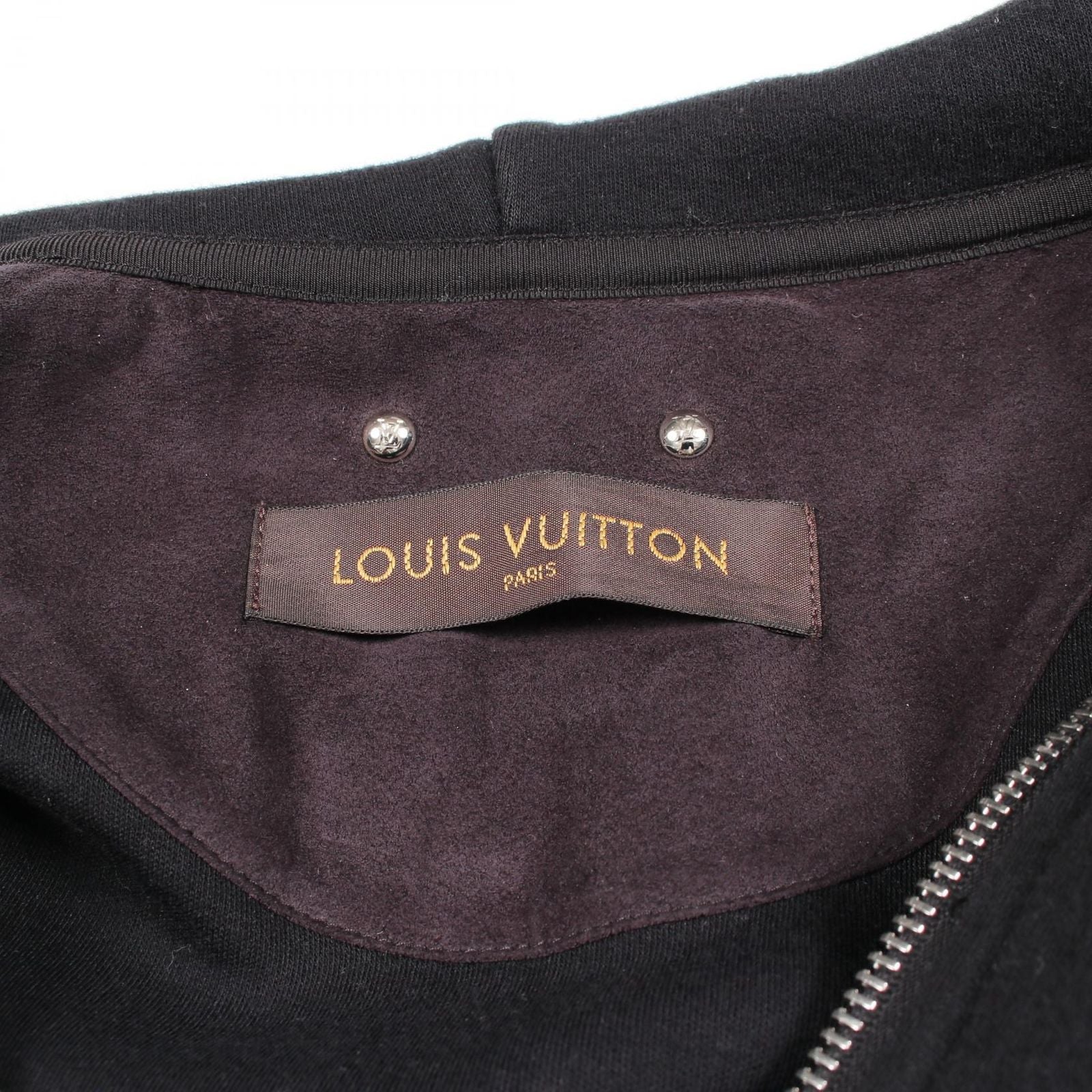Louis Vuitton Hoodie LV Circle Logo Juj Cotton — view 3