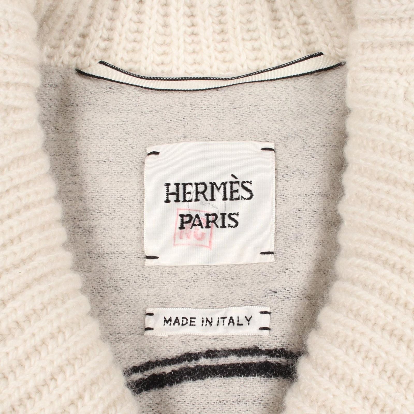 Hermes Knit Switch Nylon Wool Coat — view 3