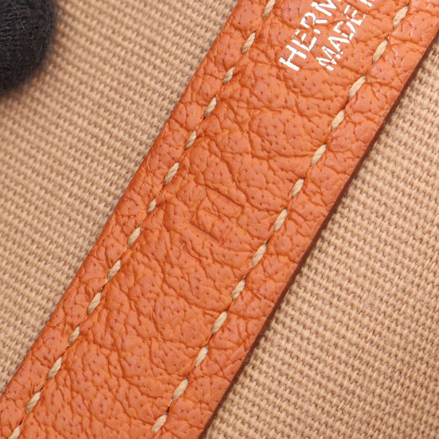 Hermes Tote Garden Party PM Potiron Leather Canvas — view 5