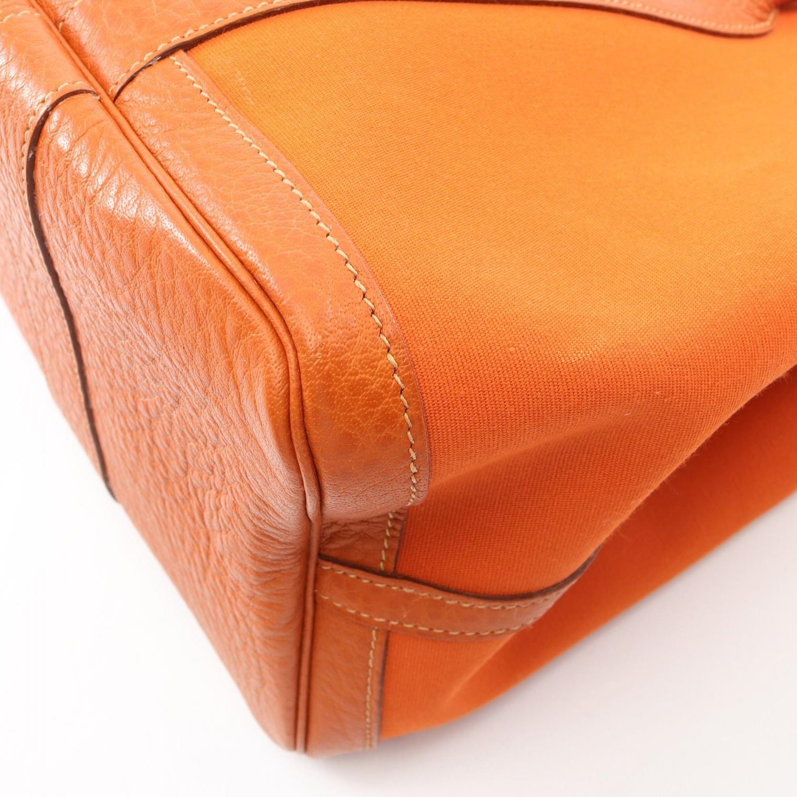 Hermes Tote Garden Party PM Potiron Leather Canvas — view 6